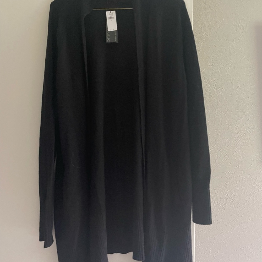 Brand new Banana Republic black cardigan woman’s Large